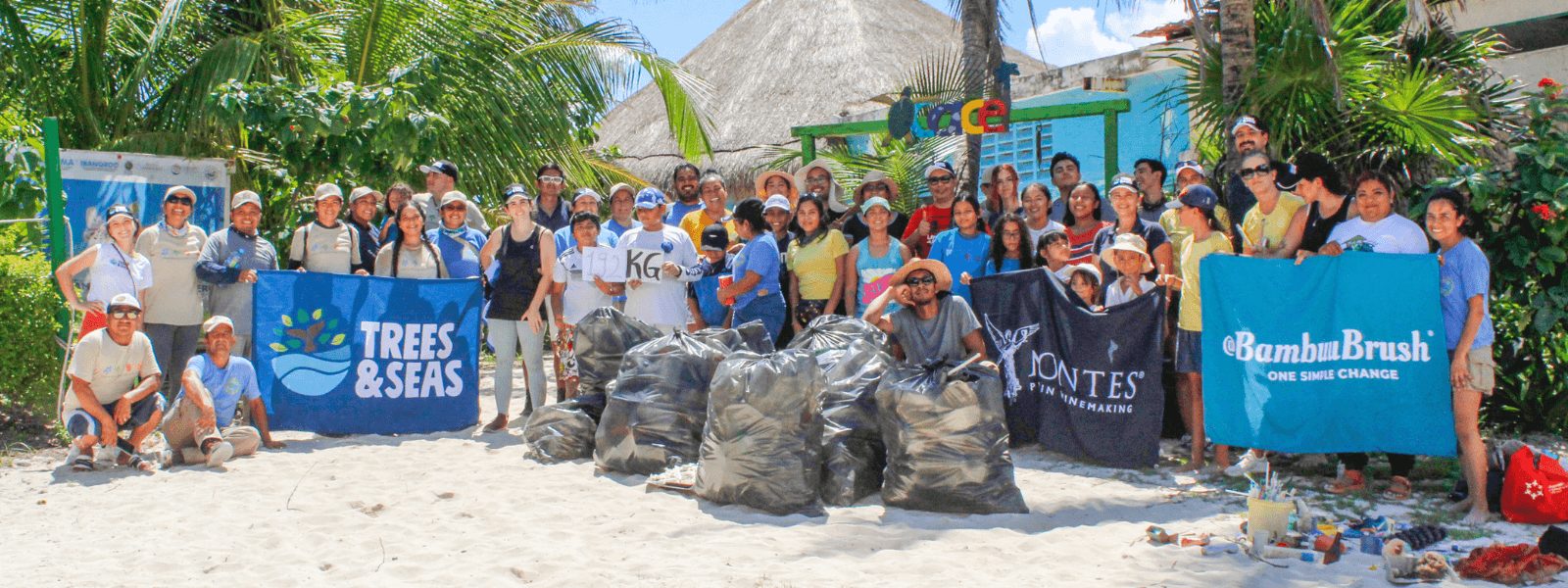 746 kg retirados de dos importantes playas de anidación